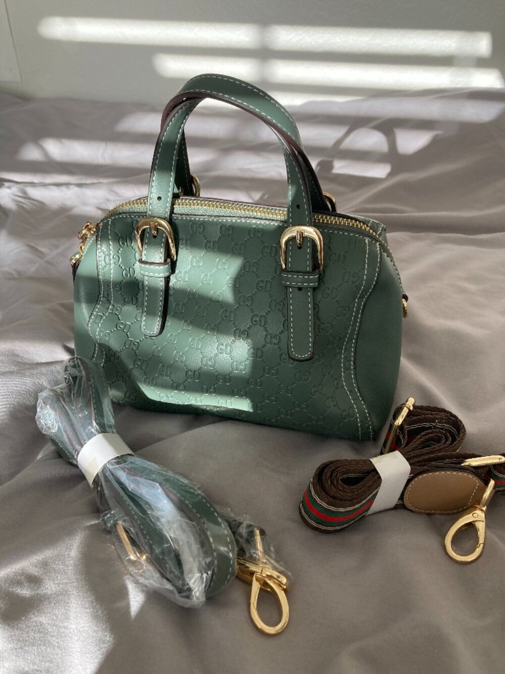 Brand New Emerald Green/Teal Hand/Shoulder Bag Purse